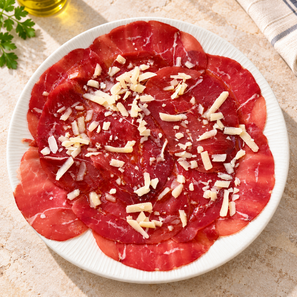 Carpaccio de Bresaola Carpaccio bresaola Pizzería La Nonna