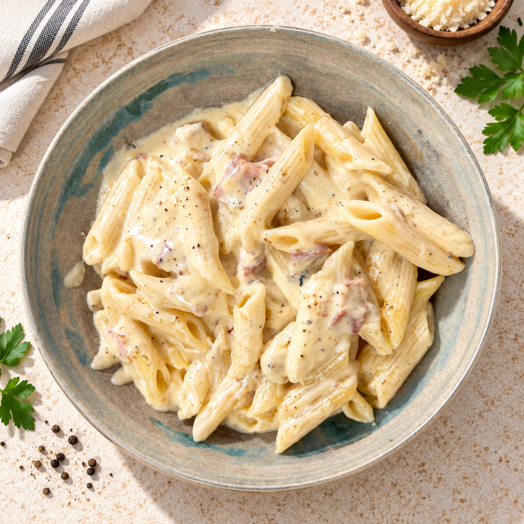 Pasta Carbonara Pasta carbonara Pizzeria La Nonna