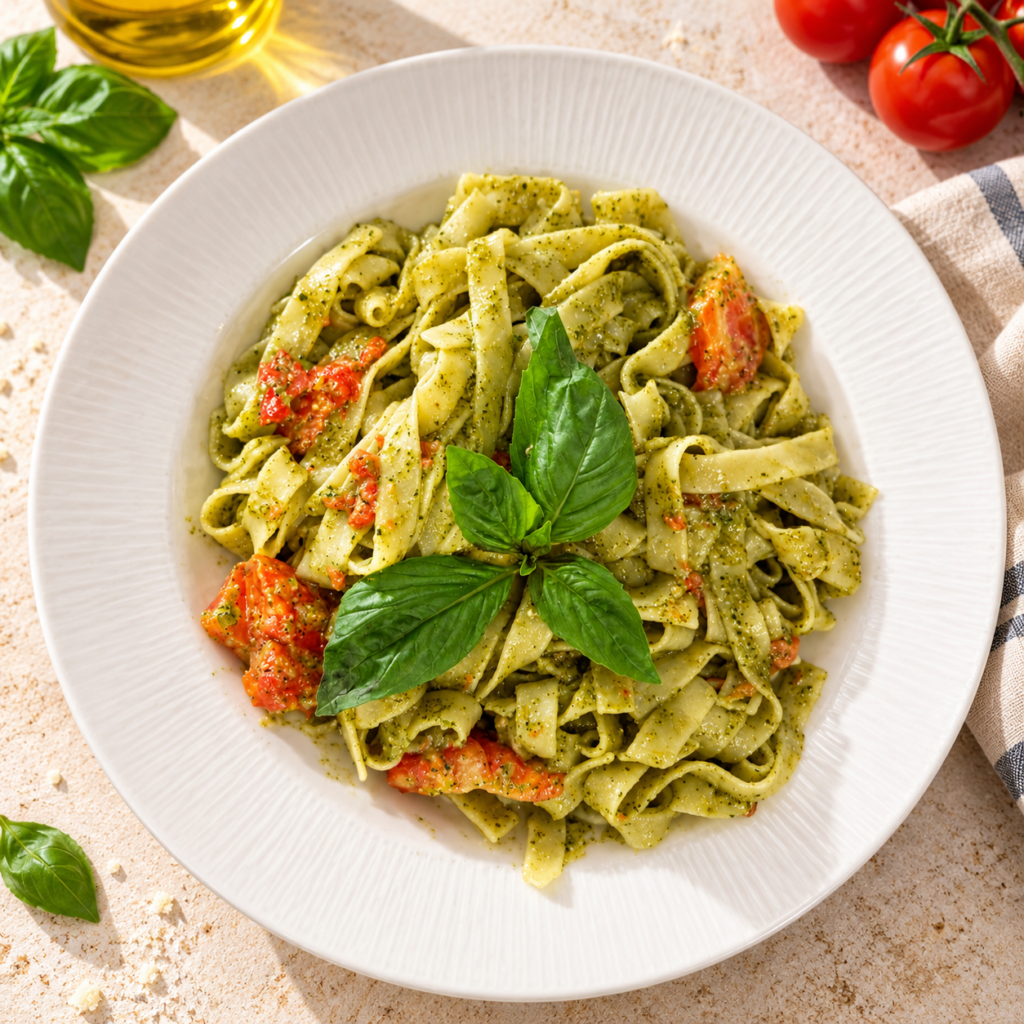 Pasta al Pesto Pasta pesto Pizzeria La Nonna