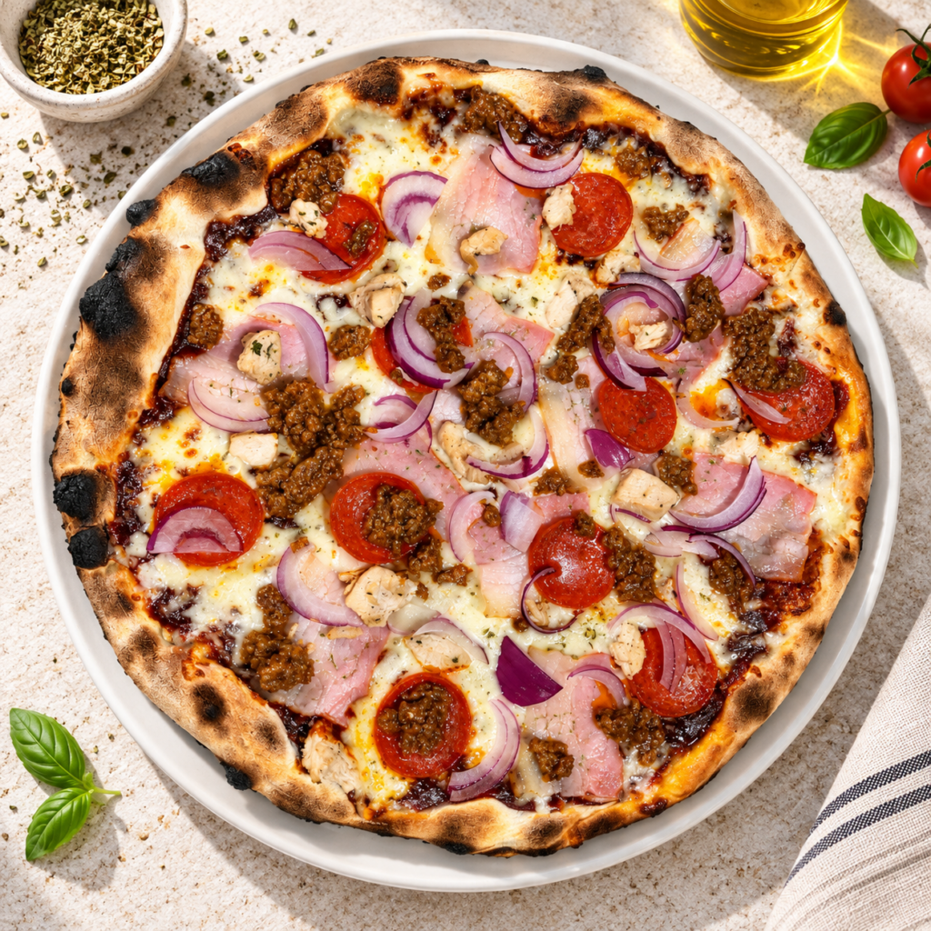 Pizza Barbacoa Pizza barbacoa Pizzeria La Nonna
