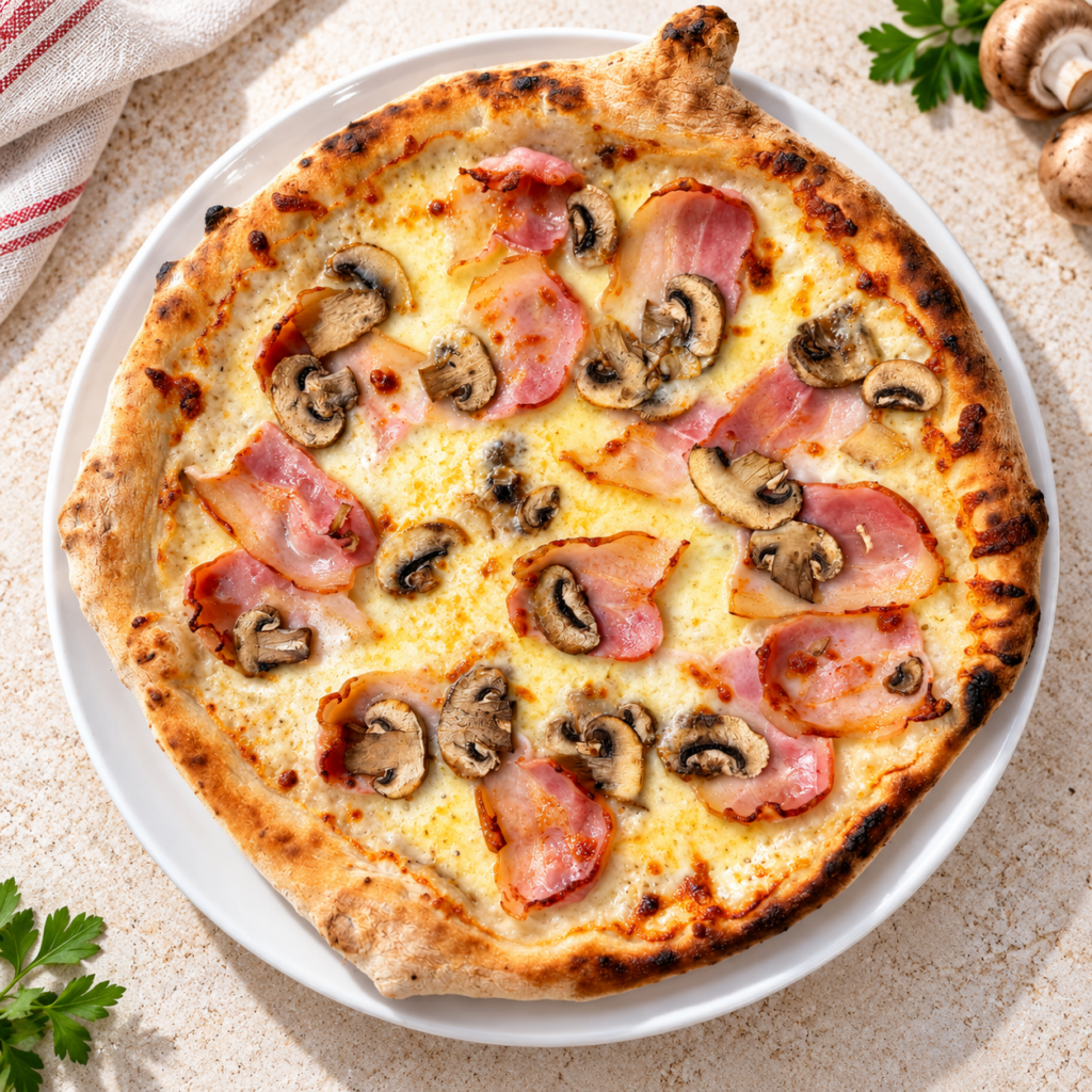 Pizza Carbonara Pizza carbonara Pizzeria La Nonna