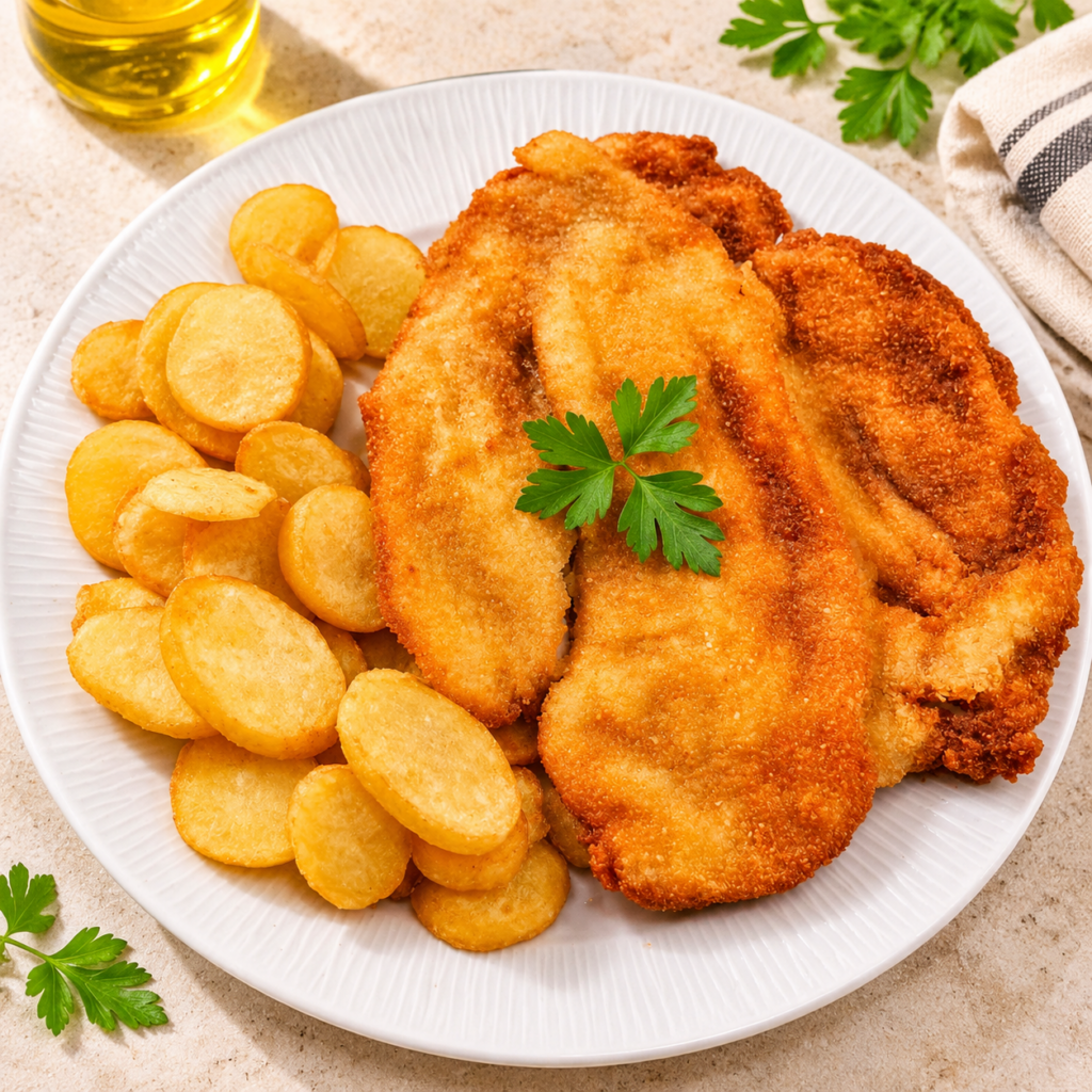 Pollo a la milanesa Pollo milanesa Pizzeria La Nonna